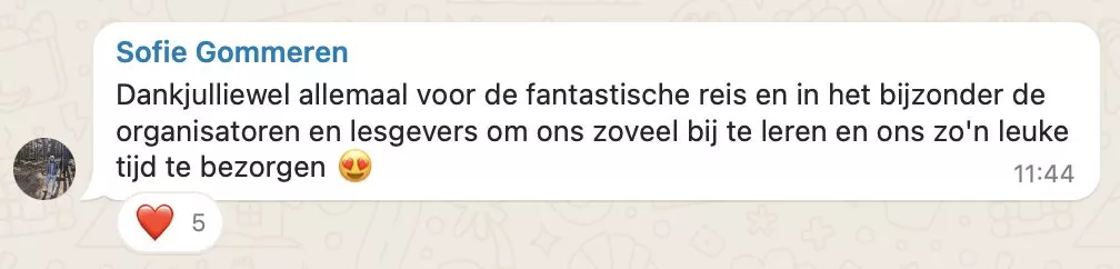 Wat onze deelnemers zeggen