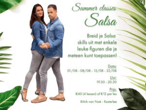 Banner Summer Classes Salsa